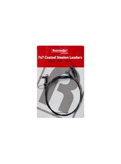 ROZEMEIJER 7x7 Gecoate Stalen Snoek Onderlijn (35cm) (2stuks)
