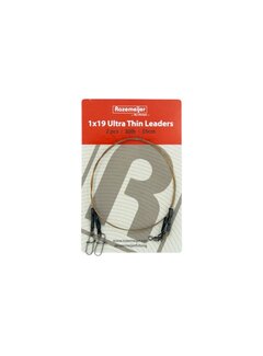 ROZEMEIJER 1x19 Super Dunne Stalen Onderlijn (35cm) (2stuks)