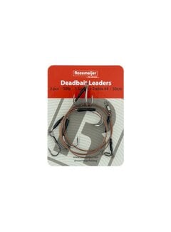 ROZEMEIJER Doodaas Onderlijn 1 Enkele Haak + Dreg (50cm) (2stuks)