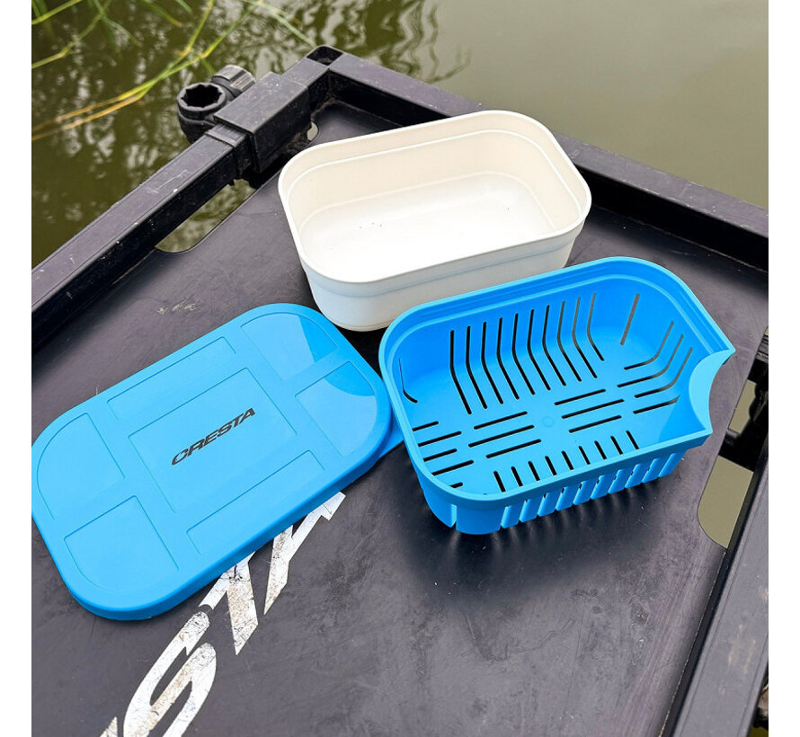 Bait Tube Closed-Lid-Drain