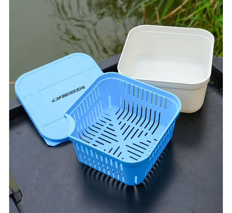 Bait Tube Closed-Lid-Drain