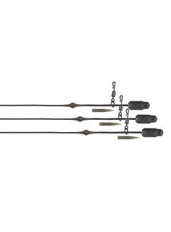 FOX Naturals Leadcore Heli-Clip Rigs 50lb (3stuks)