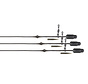 Leadcore Naturals Heli-Clip Rigs 50lb (3stuks)