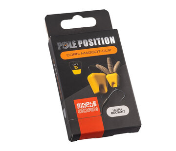 POLE POSITION  Corn Maggot Clip (5stuks)
