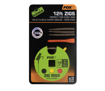 FOX Zig Rig 12ft (3stuks)