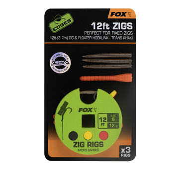 FOX Zig Rig 12ft (3stuks)