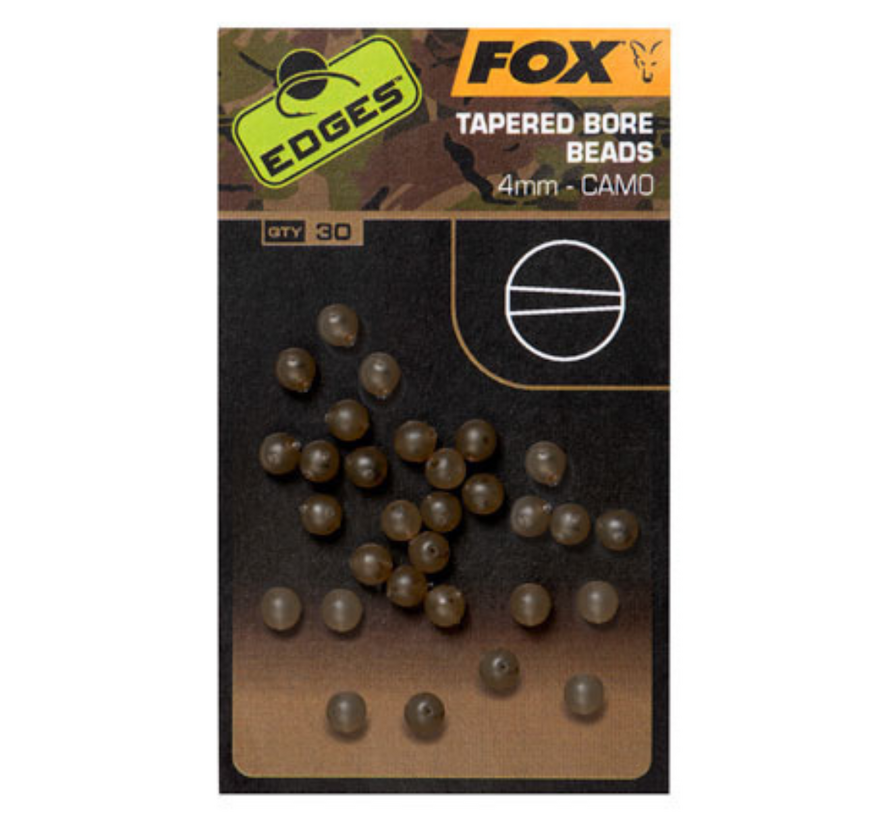 Camo Tapered Bore Beads (30stuks)
