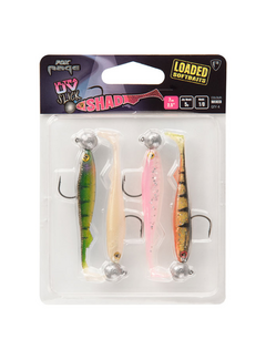 FOX RAGE Ultra UV Slick Shad Loaded Lure Pack (4stuks)