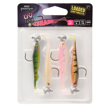 FOX RAGE Ultra UV Slick Shad Loaded Lure Pack (4stuks)