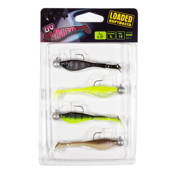 FOX RAGE Ultra UV Mini Fry Loaded Lure Pack (7cm) (5gr) (4stuks)