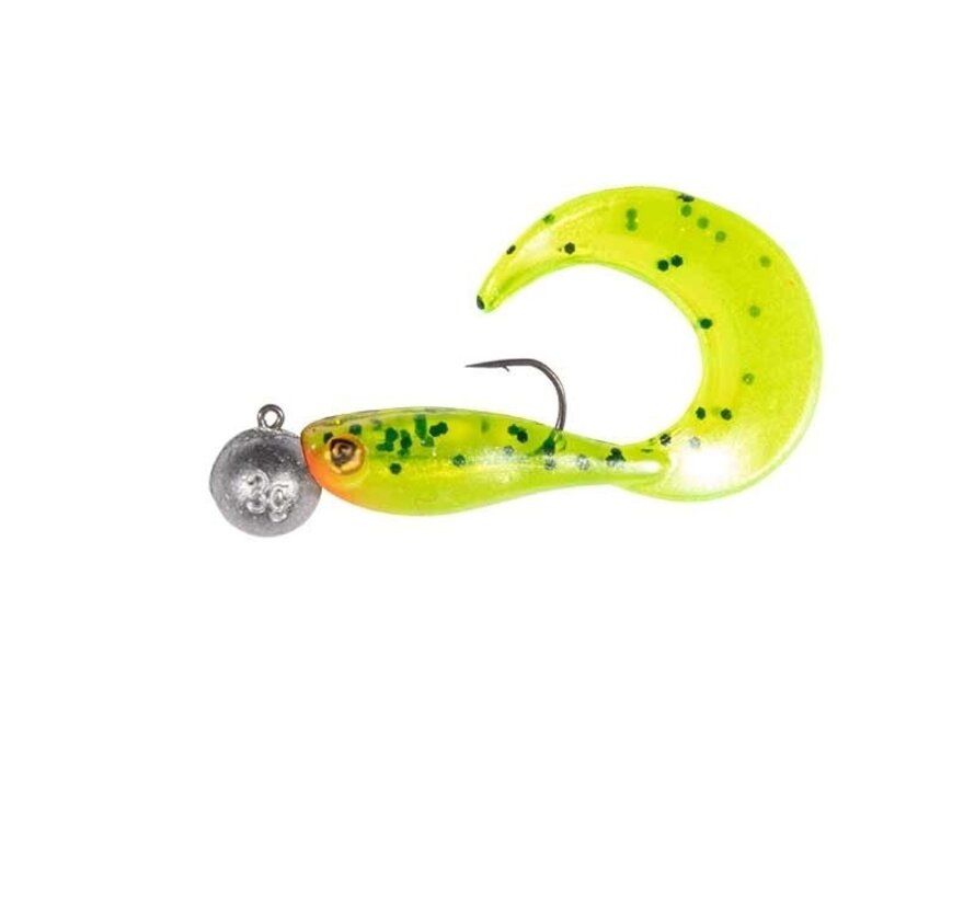 Micro Grub Tail Mix UV Loaded Lure Pack (4cm) (3gr) (4stuks)