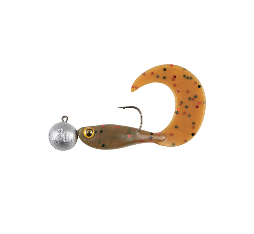 Micro Grub Tail Mix UV Loaded Lure Pack (4cm) (3gr) (4stuks)