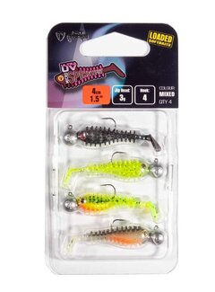 FOX RAGE Micro Spikey Fry Mix UV Loaded (4cm) (3gr) (4stuks)