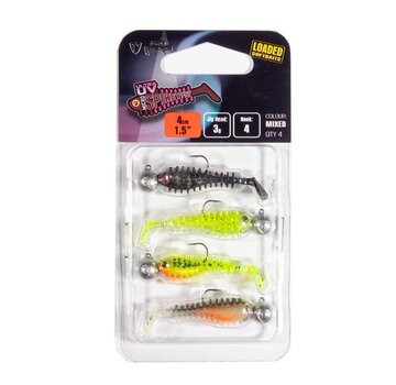 FOX RAGE Micro Spikey Fry Mix UV Loaded (4cm) (3gr) (4stuks)