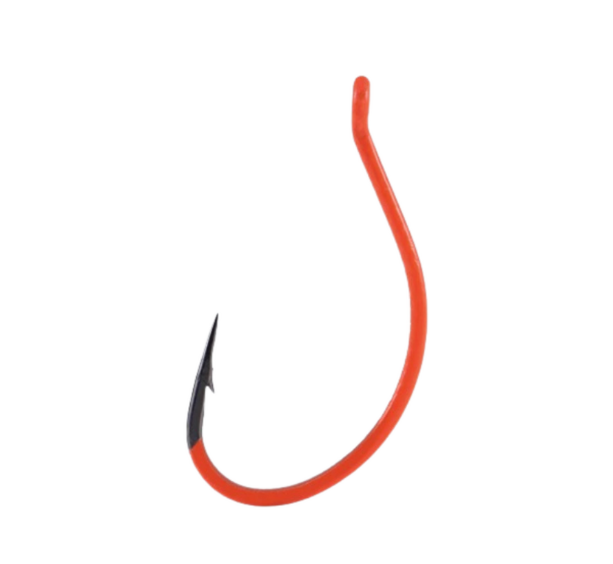 DSS Worm Hook UV Orange (5-6stuks)