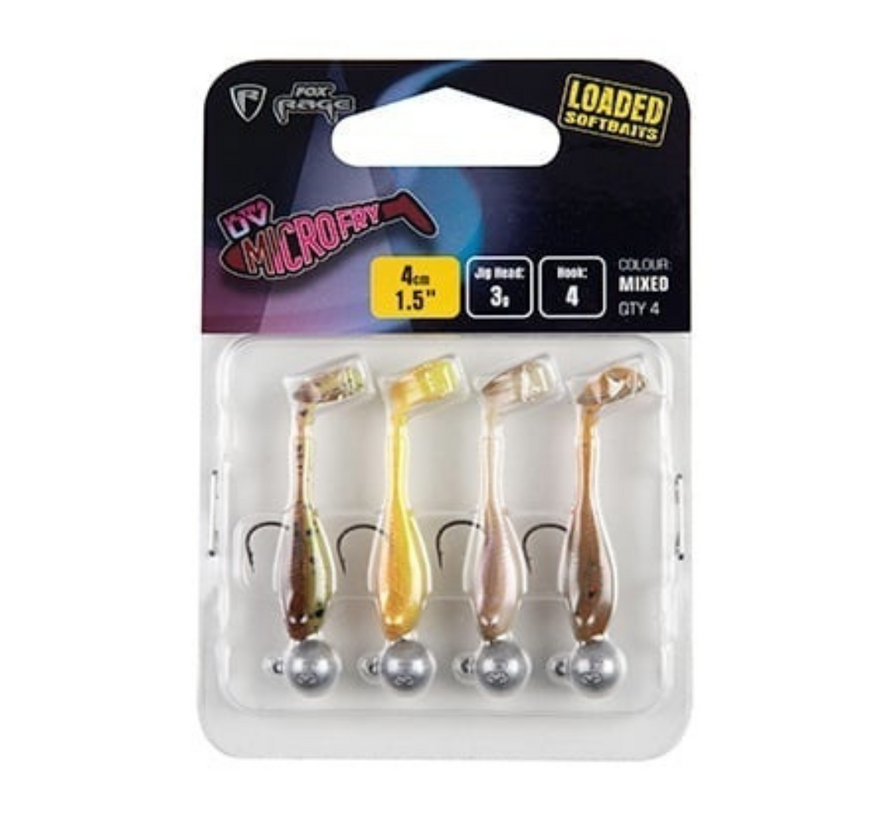 Micro Fry Mixed UV Loaded (4cm) (3gr) (4stuks)