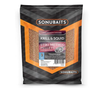 SONU BAITS Method Pellet Stiki Krill & Squid 2mm (650gr)