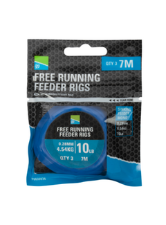 PRESTON Free Running Feeder Rigs (3stuks)