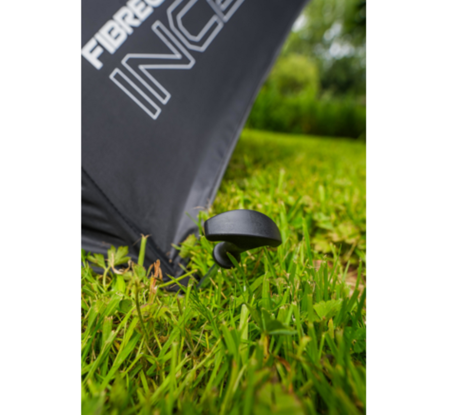 Inception Fibreglass Flatback Brolly 50"