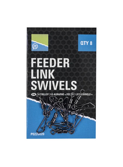 PRESTON Feeder Link Swivels (8stuks)