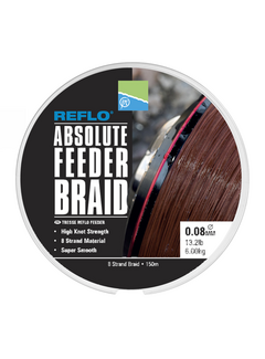 PRESTON Reflo Absolute Feeder Braid - Gevlochten Feederlijn (150m)