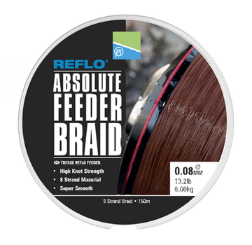 PRESTON Reflo Absolute Feeder Braid - Gevlochten Feederlijn (150m)
