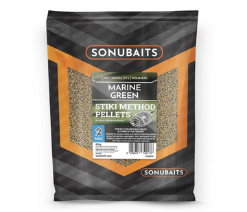 SONU BAITS Marine Green Stiki Method Pellets 2mm (650gr)