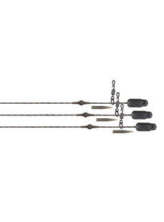 FOX Copper Core Naturals Heli-Clip Rigs 50lb (3stuks)