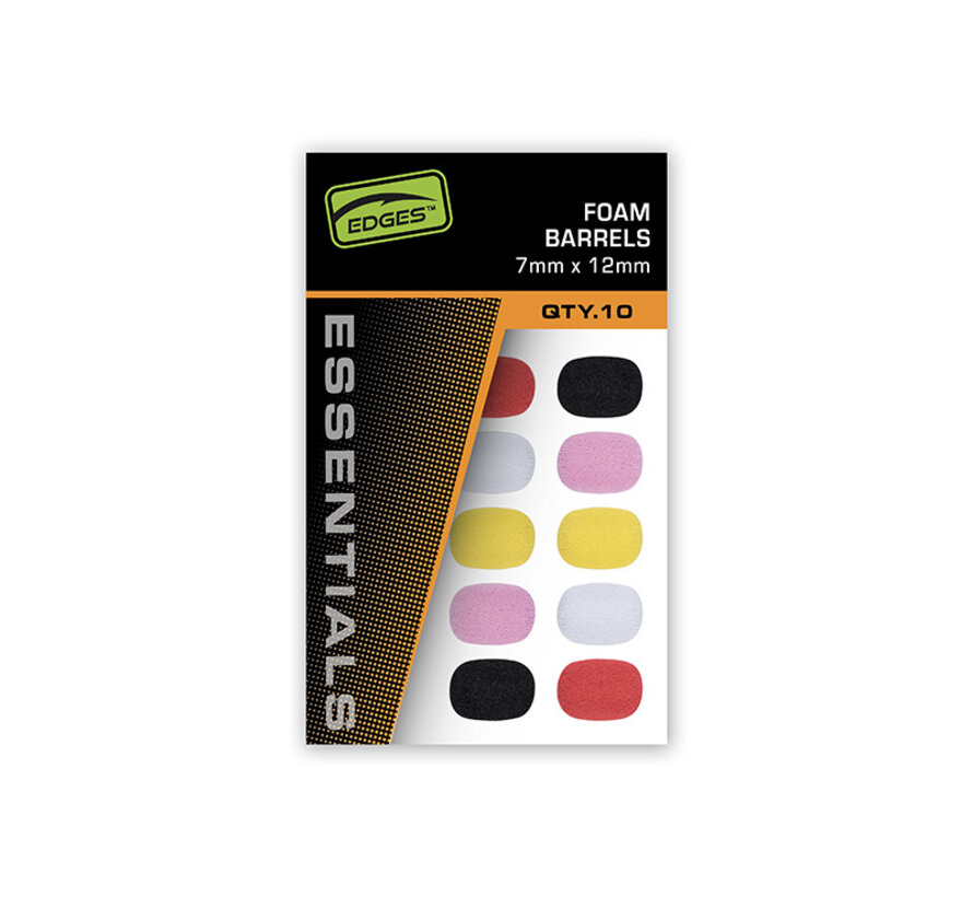 Foam Barrels Mixed Colour (10stuks)