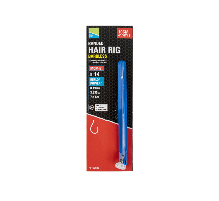 MCM-B Bayonet Hair Rigs (4"/10cm)