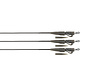 Naturals Leadcore Lead Clip Leaders 50lb (3stuks)