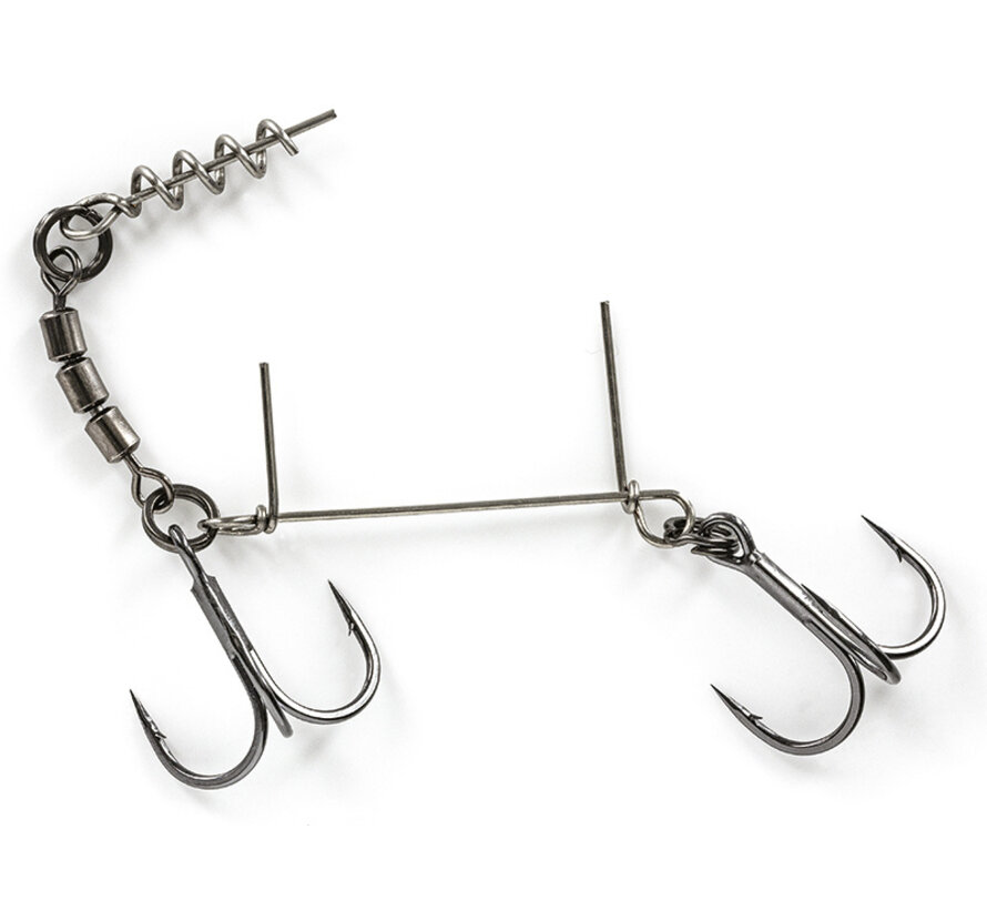 Soft Bait Stinger - Tandem Treble Hook size #3
