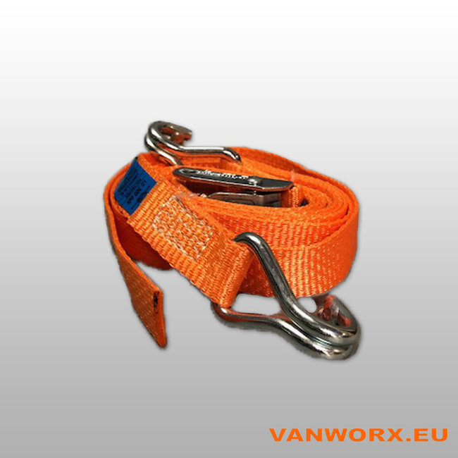 Tensioning belt with hook 25 x 3000 mm