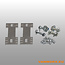 Universal mounting set