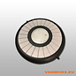 Sluitbaar ventilatierooster Luxe Ø280 mm met LED