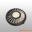 Closable ventilation valve Luxe Ø280 mm with LED 12V