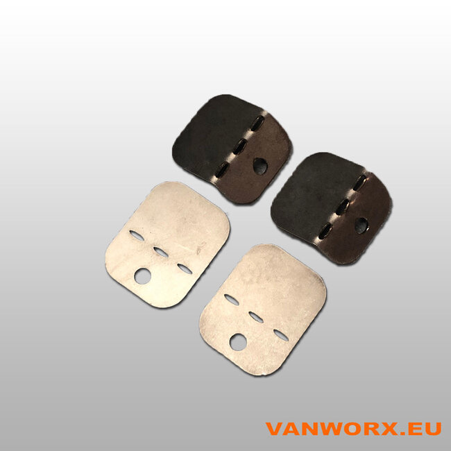 Abrazaderas para paneles de acero inoxidable