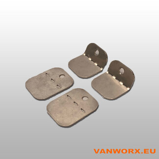 Abrazaderas para paneles de acero inoxidable