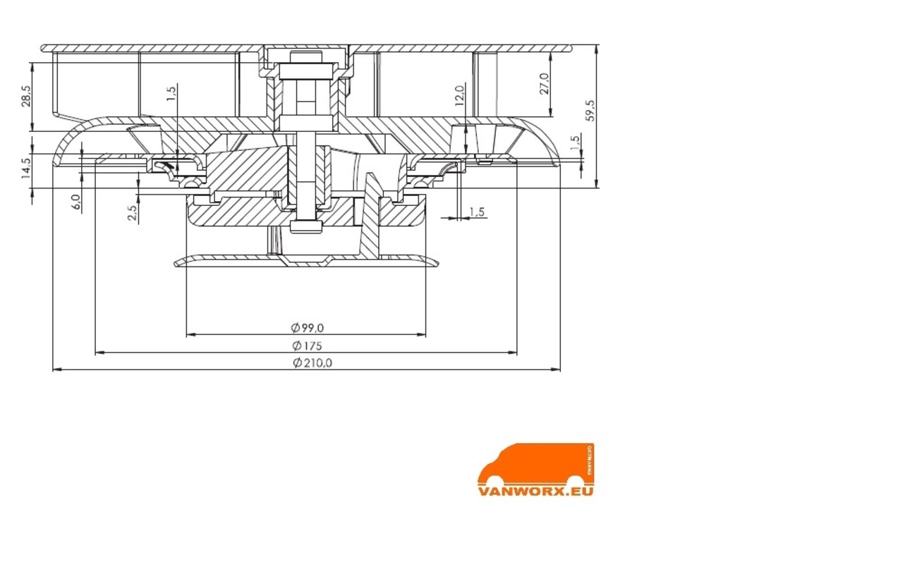 Ventilateur de toit Turbo3 