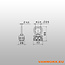 KERL Stud Fitting for airline rail