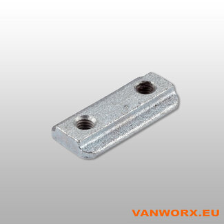 Sliding block for airline rails 2 x M6