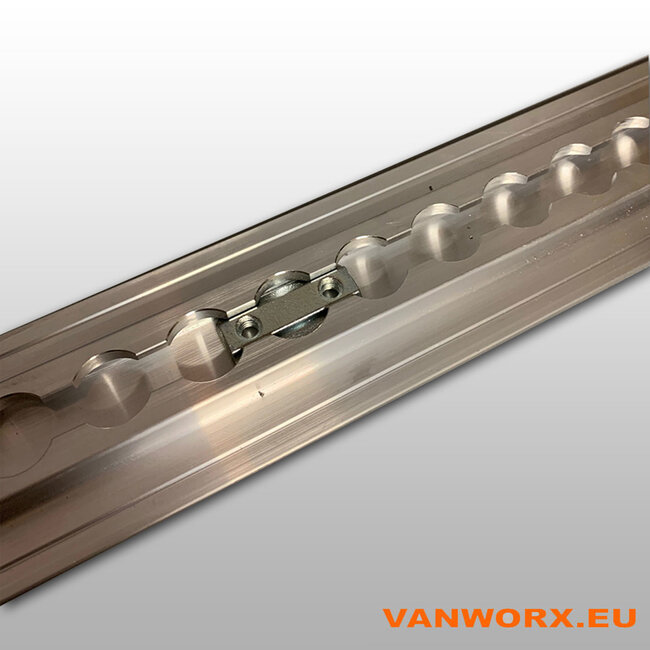 Sliding block for airline rails KERL 2 x M6