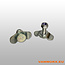 KERL Screw fitting for airline rails M8