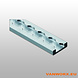Bindrails Aluminium light rechthoekig Bindrails Aluminium light rechthoekig