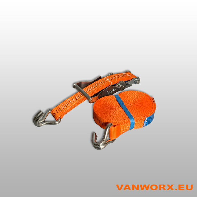 Lashing Strap with Ratchet and Hook | Powerful Cargo Securing for Safe Transport