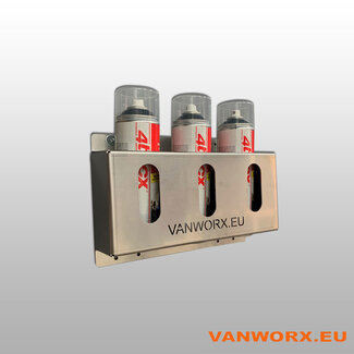Support bombe aérosol Ø 70mm x3