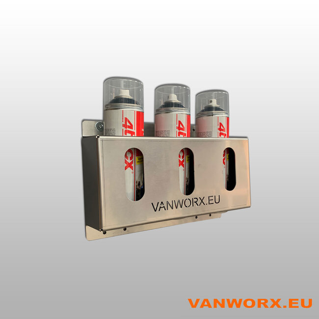 Support bombe aérosol Ø 70mm x3