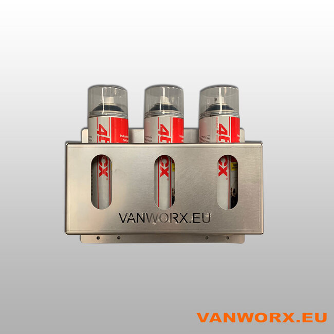 Support bombe aérosol Ø 70mm x3