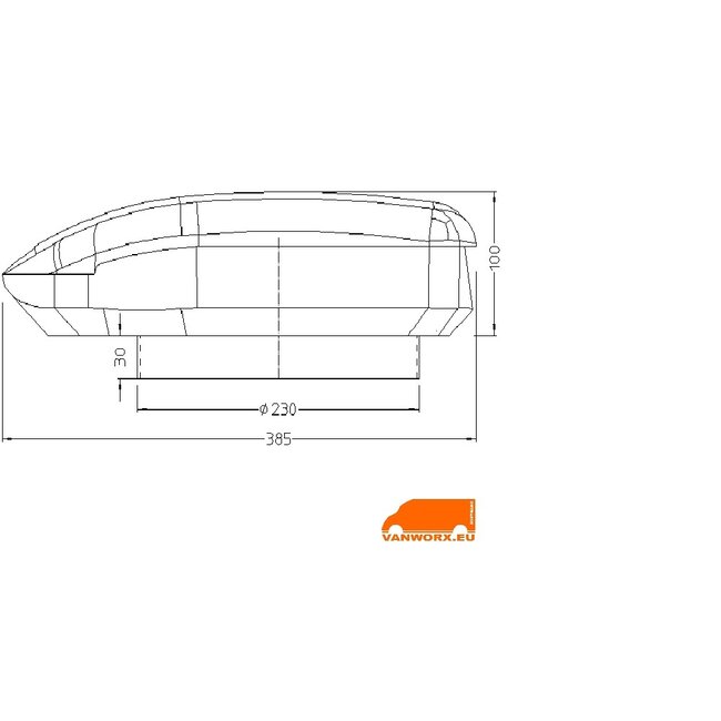 Ventilador de tejado 24 Voltios LeMans LL | Motor sin escobillas