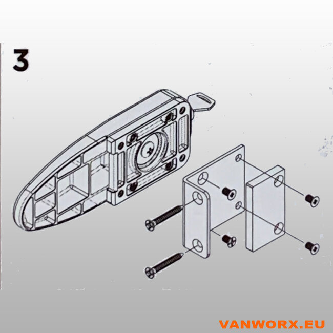 Thule Universal Lock – Double Pack | Sécurité Supplémentaire pour Portes et Trappes de Véhicule